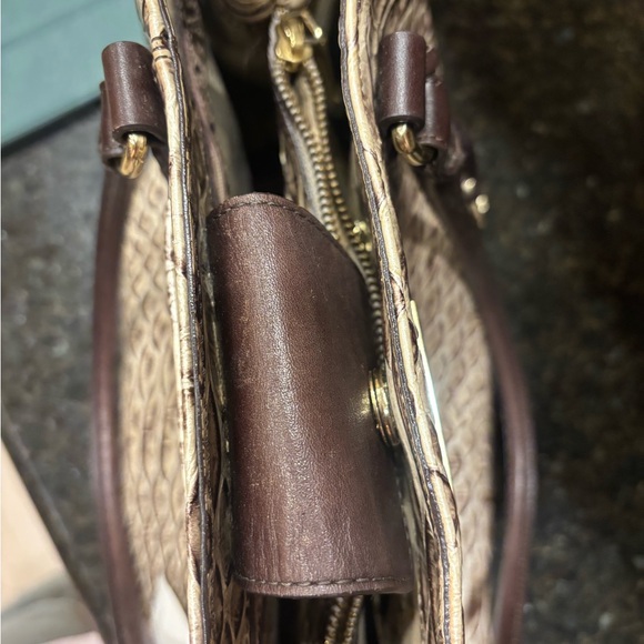 Gently used Brahmin Joan tote in pearl dogwood color, tag attached - Picture 15 of 16